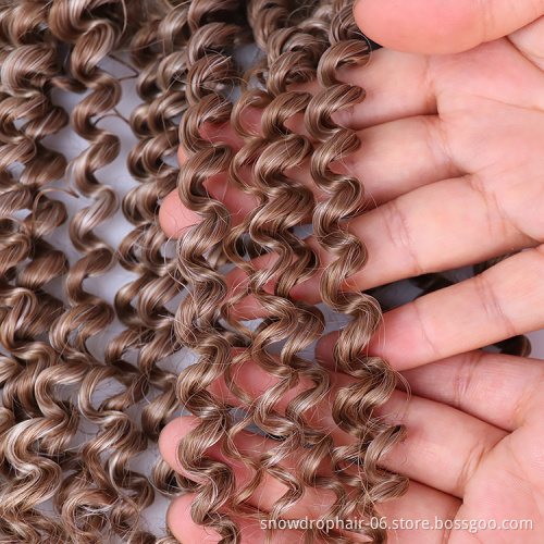 Synthetic Wholesale 30 Inch Highlighted Daniella Short Curly 40 Inch Ladies Water Weave With Closure Products For Quick Weaves